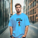 Free Palestine Cotton T-shirt - Image 2