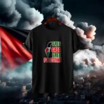 Free Palestine Cotton T-shirt - Image 2