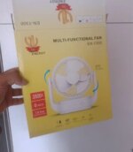 High Quality Rechargeble & Portable Desk Fan EN 1300 - Image 7