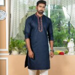 Indian Cotton Gorgeous Karchupi Panjabi - Image 3