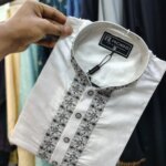 Indian Cotton Gorgeous Karchupi Panjabi - Image 4