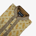 Indian Cotton Gorgeous Karchupi Panjabi - Image 3