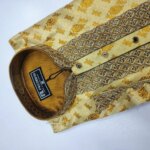 Indian Cotton Gorgeous Karchupi Panjabi - Image 4