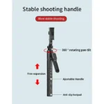JMARY KT-239 1.75M Handheld stick stick & tripod 2-in-1 light weight & portable - Image 2