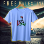 Jersey Fabrics Save Gaza Free Palestine T-shirt - Image 2