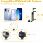 {K-28}Long Video Stand Cum Selfie Stick Tripod with Remote - 360° Rotation Phone Stand with Wireless Remote Control, with light - Image 8