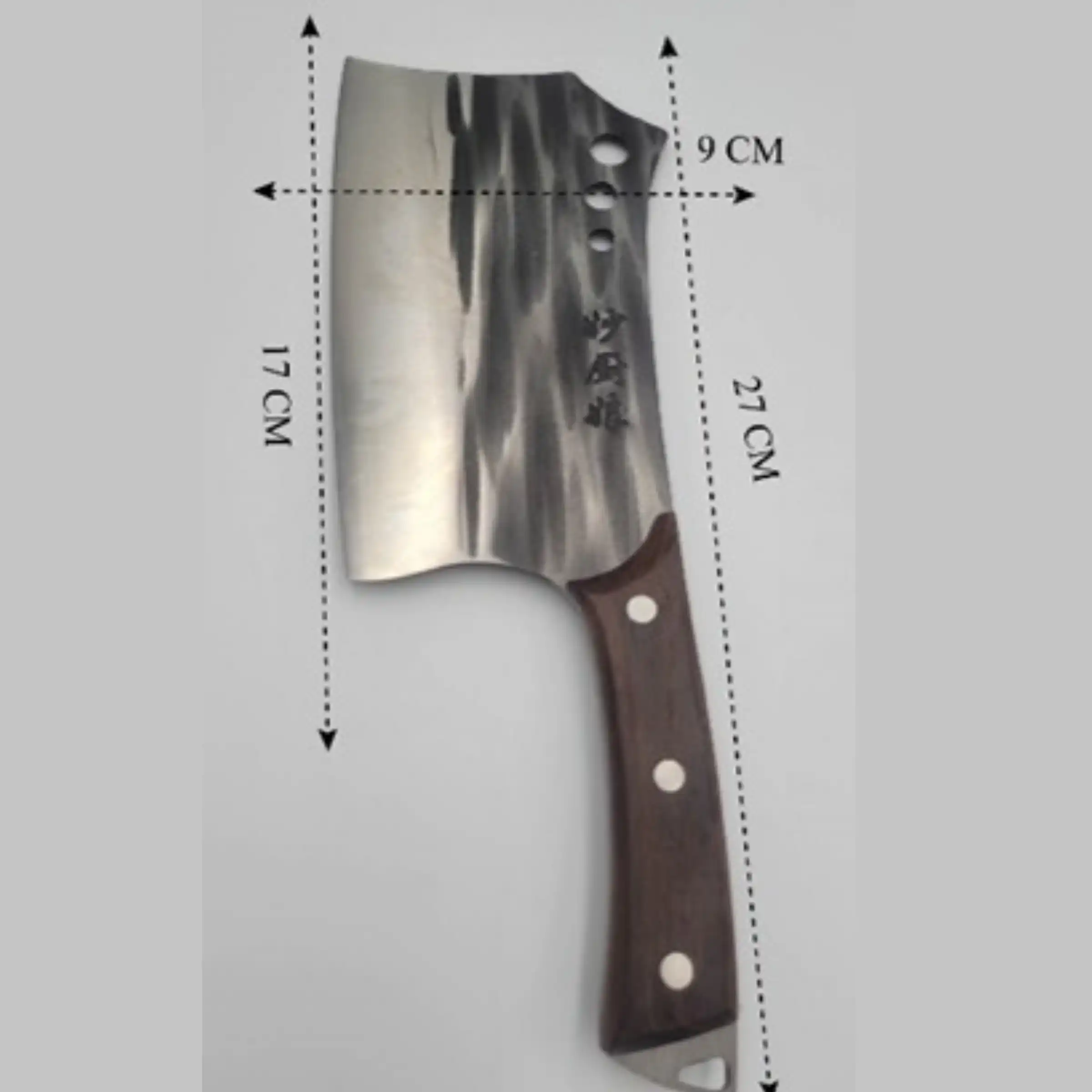 Kitchen-Knife-–-Damascus-Steel-with-Wooden-Handle-2 Kitchen Knife – Damascus Steel with Wooden Handle - Image 1