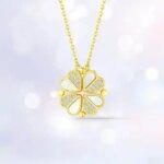 Love Heart Magnetic Pendant Chain Necklace - Image 3