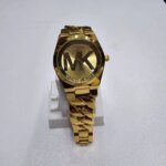 MICHAEL KORS Stainless Steel fashionable Men's watches Golden - Image 3