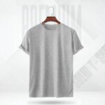 Men's Premium Solid T-Shirt- Ash
