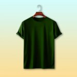 Men's Premium Solid T-Shirt- Navy - Image 2