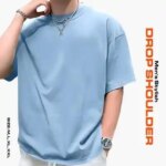 Men's Stylish Drop Shoulder-Blue - Image 2