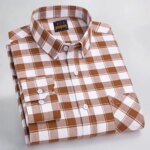 Men's  long sleeve check shirt - Image 2