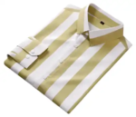 Men's long sleeve stripe / print shirt - Image 2
