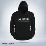 “Musafir A Little Passenger” Islamic Hoodie (Black)