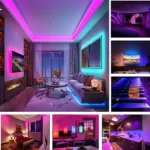 NNK LED Strip Light RGB Waterproof Remote Control Charging For Overall Home Decoration LED light. - Image 6