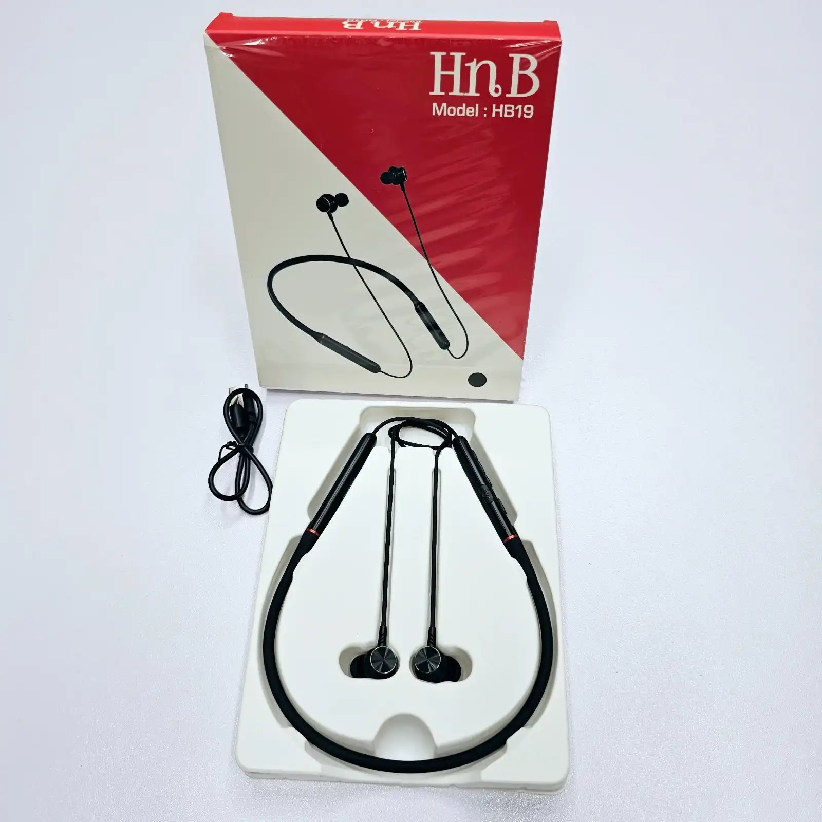 Neck-mounted-Bluetooth-earphone-HB19 Neck-mounted Bluetooth earphone HB19 - Image 1
