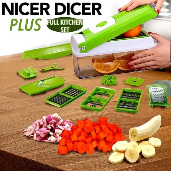 Nicer-Dicer-Plus-Green Nicer Dicer Plus - Green - Image 1