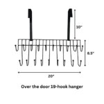 Over The Door 19-Hook Hanger - Image 2