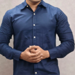 Oxford Cotton formal shirt For Men's - Image 3