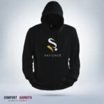 “Patience” Islamic Hoodie (Black) - Image 2