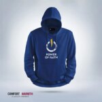 Power Of Faith Islamic Hoodie (Royal Blue) - Image 2