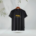 Pray - Cotton T-shirt For Men's - Image 2