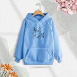 Premium Comfortable (Butterflies Glob) Ladies winter hoodie