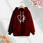 Premium Comfortable (Love Butterflies) Ladies winter hoodie - Image 2
