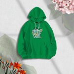 Premium Comfortable Stylish (Cute Girl-green) Ladies winter hoodie - Image 2