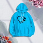Premium Comfortable Stylish (Love Butterflies-Pest) Ladies winter hoodie - Image 2