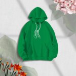 Premium Comfortable Stylish (Love Turi-green) Ladies winter hoodie - Image 2
