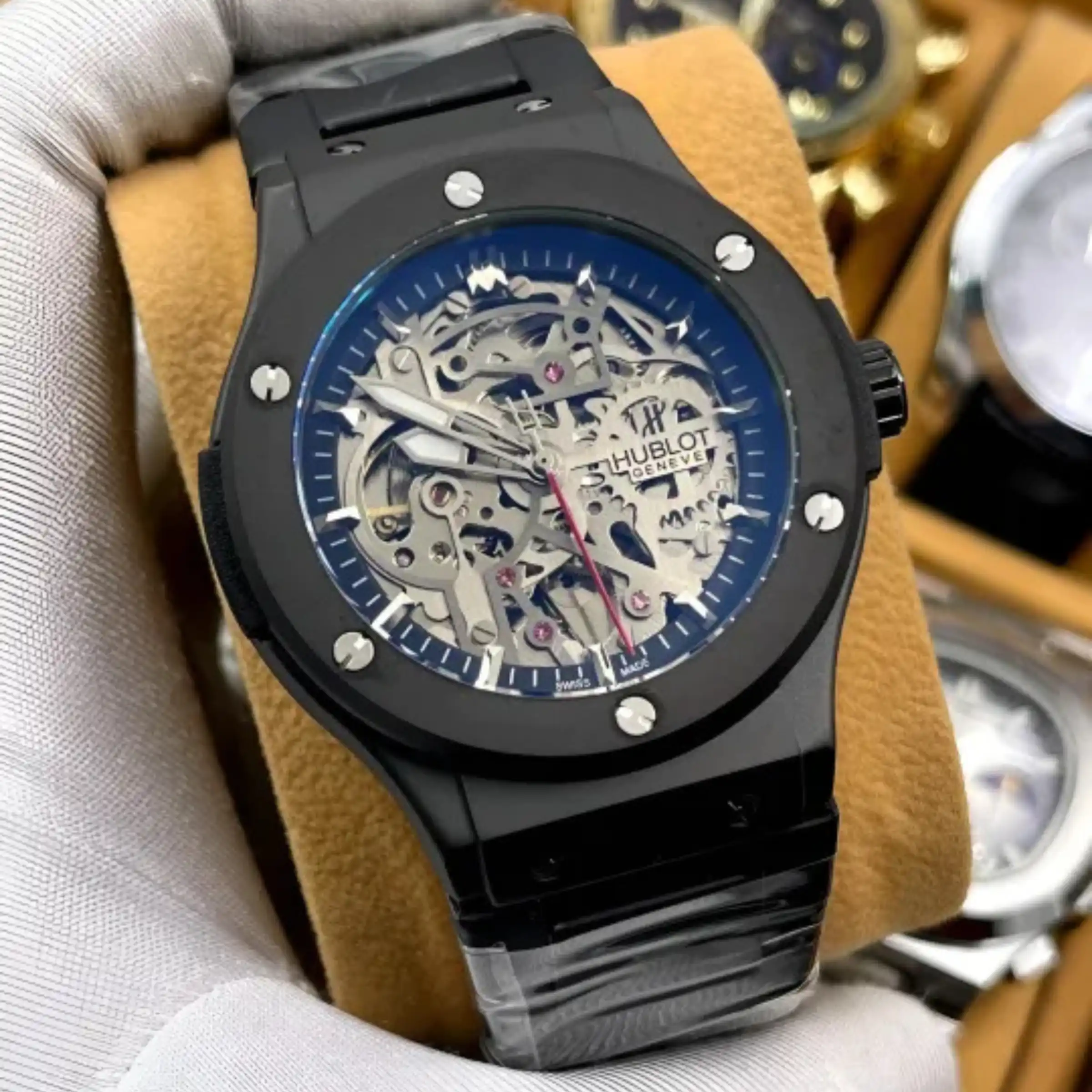 Premium-Stainless-Steel-Strap-Wrist-Watch-For-Men Premium Stainless Steel Strap Wrist Watch For Men. - Image 1