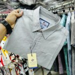 Premium full Sleev Solid Shirt (for summer) Ash colour.