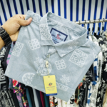 Pure Cotton Half Sleeve Print Shirt for Men's - Image 2