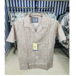 Pure Cotton Half Sleeve Print Shirt for Men's - Image 2