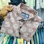 Pure Cotton full Sleeve Print Shirt for Men's - Image 2