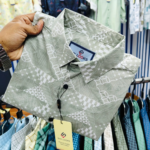 Pure Cotton full Sleeve Print Shirt for Men's - Image 2