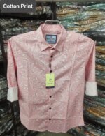 Pure Cotton full Sleeve Print Shirt for Men's - Image 5