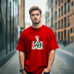 Save GAZA Cotton T-shirt - Image 2