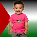 Save Gaza (Cotton) T-Shirt for Kids - Image 2