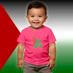 Save Gaza (Cotton) T-Shirt for Kids - Image 2