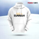 "Smile is Sunnah" Islamic Hoodie (White) - Image 2