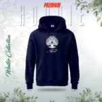"Stronger Your Root" Islamic Hoodie (Nevi Blue) - Image 2