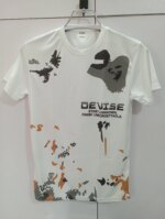 Stylish Comfortable sports T-Shirt(ASh+White) - Image 3