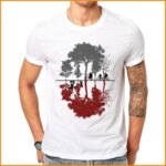 Stylish Half Sleeve Jersey Fabrics T-Shirt For Men - Image 2