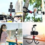 Video -Making Tripod Kit For Live Broadcast 3 In 1 With Microphone, Led Light, Mini Stand & Remote Control, Vloging Kit - Image 4