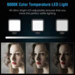 Video -Making Tripod Kit For Live Broadcast 3 In 1 With Microphone, Led Light, Mini Stand & Remote Control, Vloging Kit - Image 5