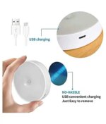 Wireless Motion Sensor Led Wall Night Light With Usb Charging Stick Lamp - Image 5