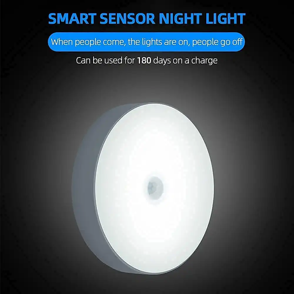 Wireless-Motion-Sensor-Led-Wall-Night-Light-With-Usb-Charging-Stick-Lamp Wireless Motion Sensor Led Wall Night Light With Usb Charging Stick Lamp - Image 1